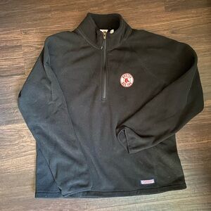 Vineyard Vines Fleece quarter zip, red sox, XL